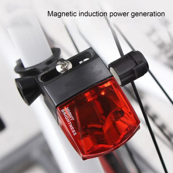 Magnetisk induktionskraftgenererende cykelbaglygte mountain r