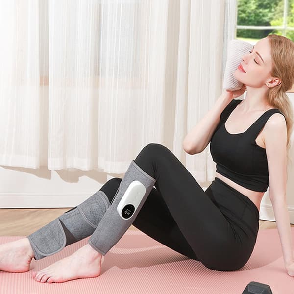 Smertelindrende benmassager, bærbar benmassageapparat til hjemmebrug [DB] Grå 2 stk. Grey 2pcs