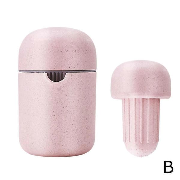 Manuell Citronpress Enkel Manuell Citruspress Portabel Limepress Kopp Rosa Pink