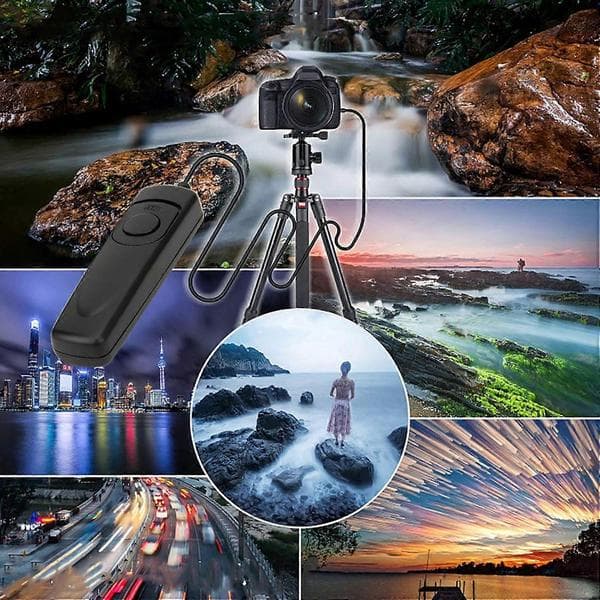 2 DSLR Remote Shutter Cable for Z6/Z7 D7500 D750 D7200 D7100 D7000 D610 D600 D5600 D5500 D5300 D5200 D5100 D5000 D3300 D3200 D310