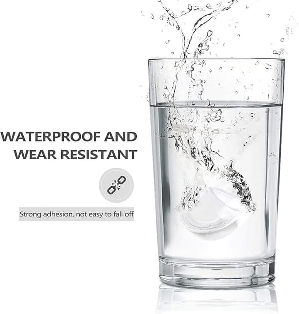 Dörrstopp, [4-pack] Transparenta dörrstopp och dörrbuffertar