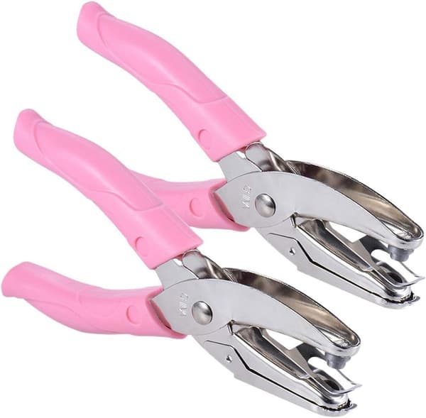 2 stansar hålstans liten mini liten formad cirkel hålstans papper stansar söt enkel hålstans scrapbooking