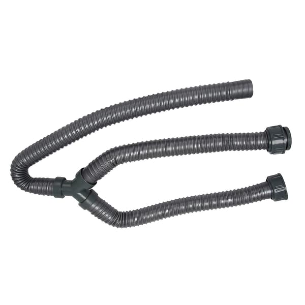 1 m Vaskemaskine PVC Y-formet Afløbsslange Vaskemaskinerørsforbindelse