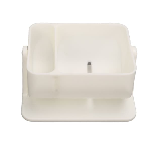 Wall Makeup Sponge Holder Rotatable Bottom Drainage Hole Design Self-Adhesive Powder Puff Rack for Bathroom Bedroom