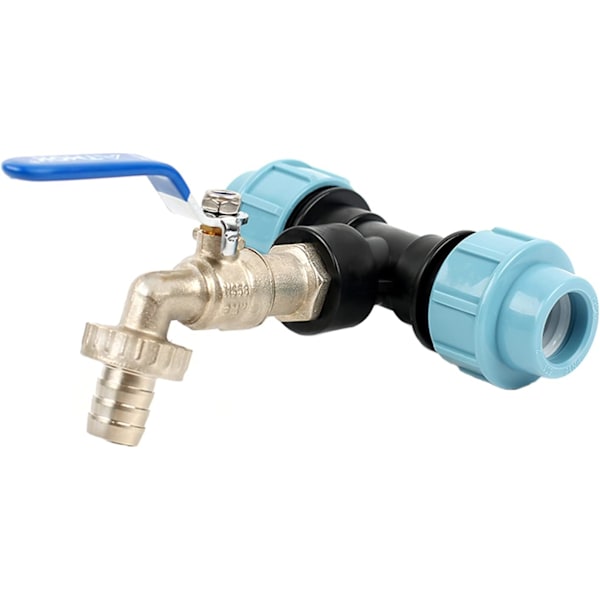 IBC Tilslutningssæt - Tankadapter, drænventil, regnvandstankdele (DN50)