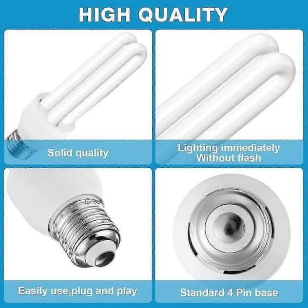 2U E27 20W Energisparepærer 2 stk for Homesuit Keuomy