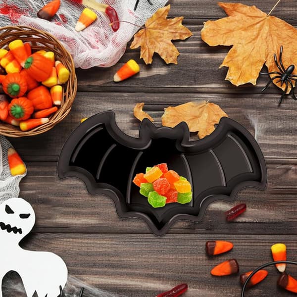 Halloween-slikskål, middagstallerken, til uhyggelige fester og -