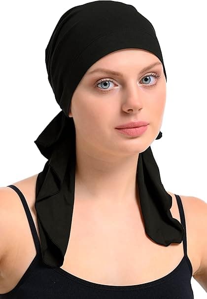 Bambus og Bomull Kjemoterapi Hodeplagg Hårtap Tilpasset Forbundet Bandana