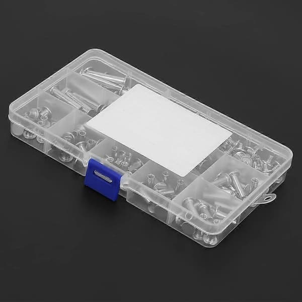 180 st M5 Flat Head Book Album Rivet Screw Set DIY Craft Making Rivet