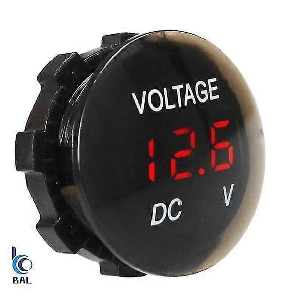 DC 12V-24V LED-panel Digital Voltmeter Display Voltmeter Motorsykkel Bil--