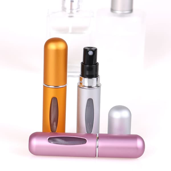 3 Pcs 5ml Mini Refillable Perfume Atomizer Men Women Travel Portable Perfume Spray Bottle for Party