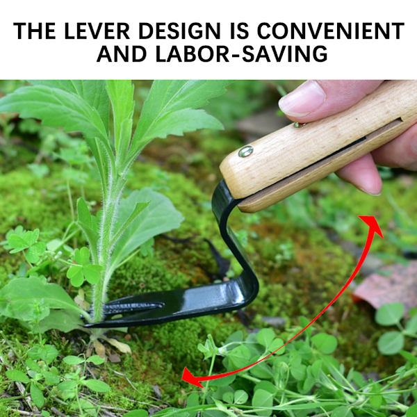 Fork Hand Weeder Hand Tool Fork With Wooden Handle Portable Weed Pullers For Gardening 3pcs 3pcs