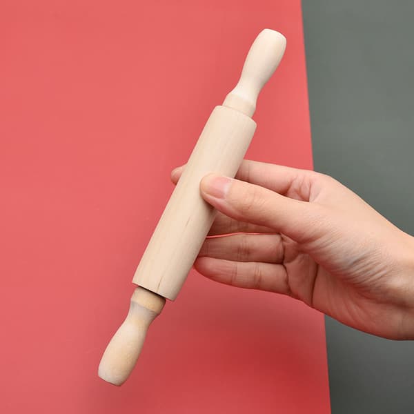 15-pak Træruller 15 cm Lange Mini Bageruller