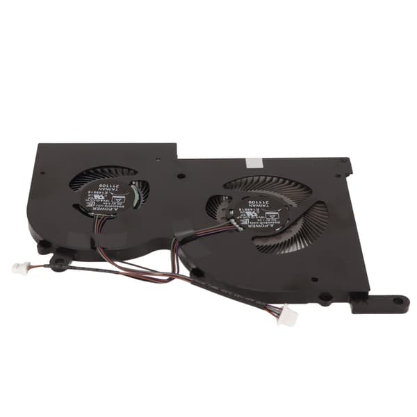 Til MSI GS66 Køleventilator 4-bens stik Aluminiumlegering Nem tilslutning Bærbar computer Køleventilator til 10SD 10SGS 10SFS 10SF 10SE GPU-ventilator