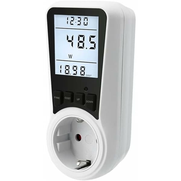 3680W MAX/16A Strømmåler for Stikkontakt, Energi