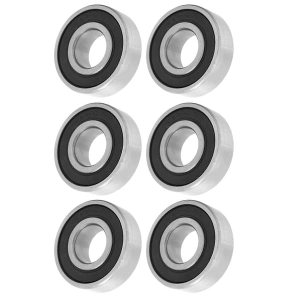 10 kpl 6202-RS musta laakeriteräs syväurakuulalaakeri 15mm