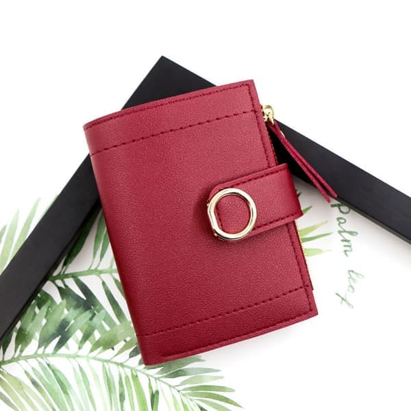 Kortholder til damer, clutch, rosa Pink
