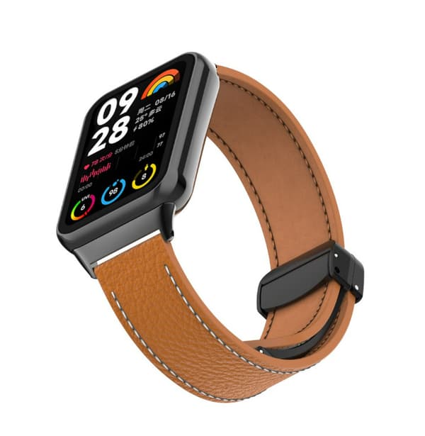 Xiaomi Mi Band 9 Pro magnetisk foldbart armbånd Brun kaffe