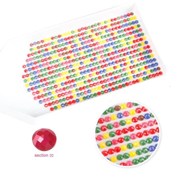 (30x40cm) Delfin DIY 5D Fuld Bor Diamantmaling Efter Nummer