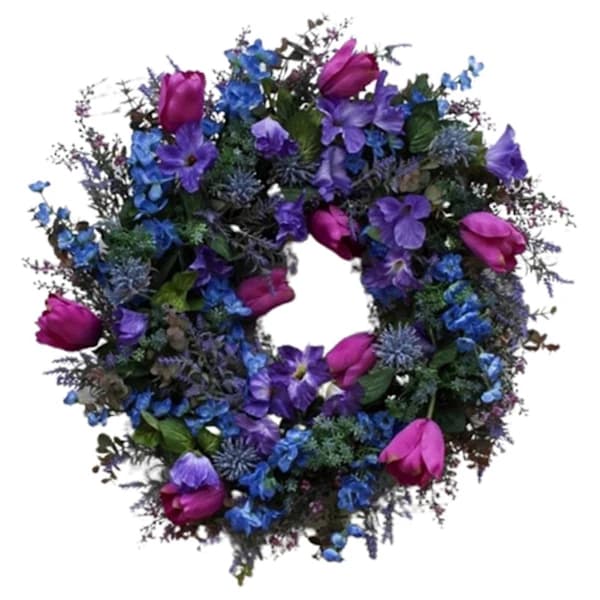 Spring Summer Wreath Artificial Front Door Garland Creative Outdoor Decor A