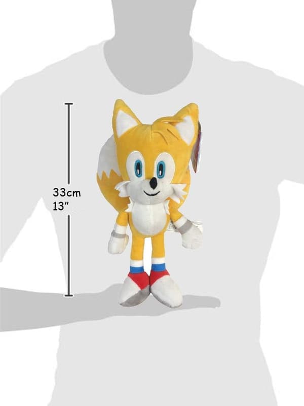 Muhkeat hännät Miles Prower 13  \"/ 33cm Keltainen Musta Väri