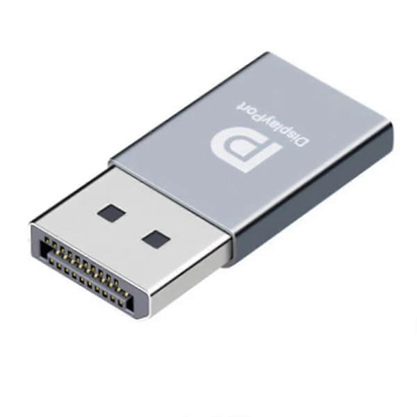 5 stk 4K Displayport Dummy Plug DP Virtuell Skjerm EDID Headless Ghost Emulator Grafikkort Cheater EDID Display Cheat Grå Gray