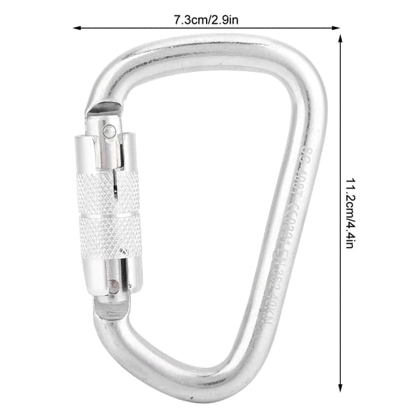 Automatic Locking Climbing Carabiner Aluminum Self-Locking D-Shaped Mountain Hook