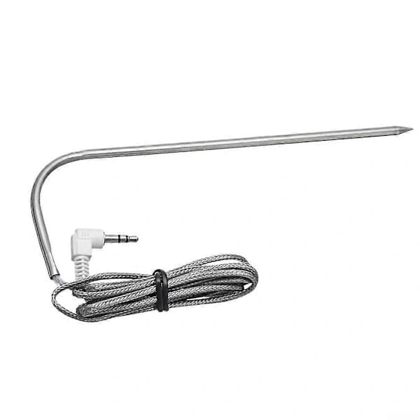 Udskiftningskødsonde til Traeger Grill Rustfrit Stål PT1000 Digital Termostatsensor til BBQ Ryger Sølv