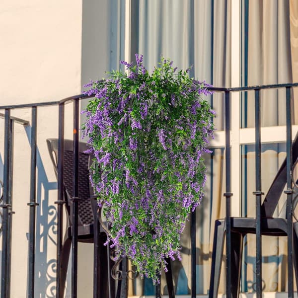 Artificial Plant 2 Pieces UV-Resistant Artificial Hanging Plants