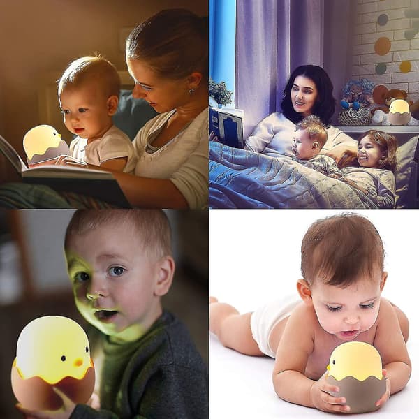 2024, natlampe til børn | Babylampe med touch-kontrol | Sød kyllinge-natlampe til børneværelset