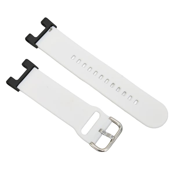 Smartklokkerem Silikon Klokkebånd Ensfarget for Amazfit TRex Pro (Hvit)