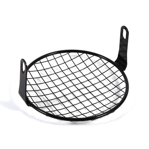 6.3 \" Retro Motorcycle Grill Side Mount Headlight Lamp Cover Mask Cafe Racer
