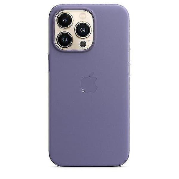Läderfodral för iPhone 13 Pro Läderfodral med Magsafe Wisteria