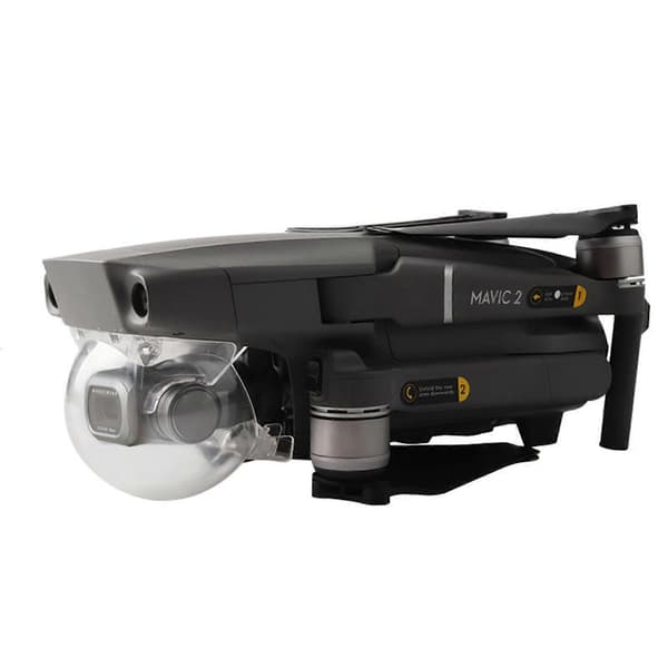 Drönarskydd Lås Linsbeskyttelse Etui Reparation til Mavic 2 Pro/Zoom Gimbal Professionel version Transparent grå_tfrf