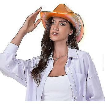 Lysande Space Cowboy Cowgirl Hatt (Orange)