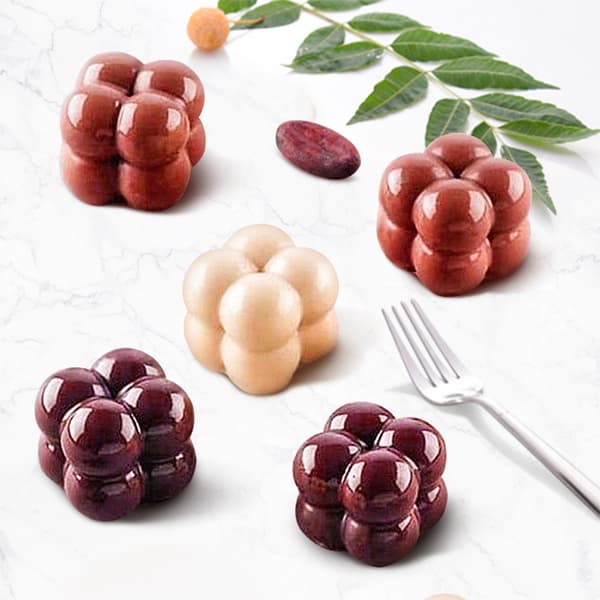 Form Baking Mousse Form 3D Dessertkake Dekorering Mold Bakeverktøy for kjøkken