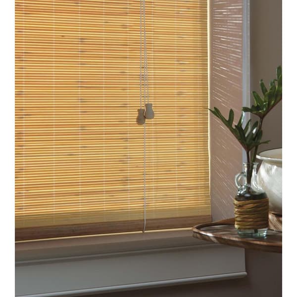 Ineasicer - Bamboo Roller Blind 60 x 100cm - 60% Sun Protection - Drill-Free Installation - Dust and Moisture Resistant