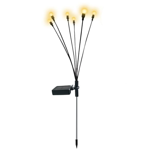 Pakke Firefly Solcellelamper Udendørs Solcellelamper Havelamper - Blomster Fi