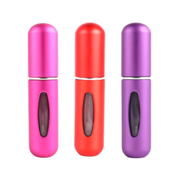 3 Pcs 5ml Mini Refillable Perfume Atomizer Men Women Travel Portable Perfume Spray Bottle for Party