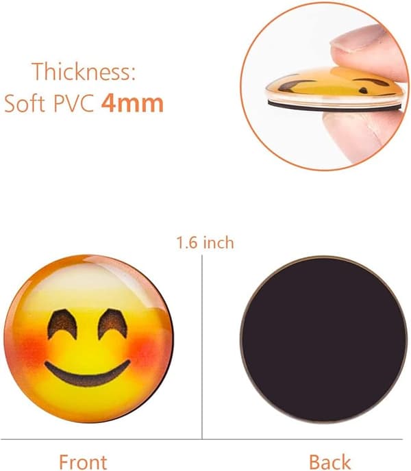 Emoji Magnet Kjøleskapsmagnet Dekorativ Whiteboard Klasseromsskap