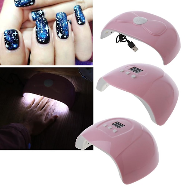 52W Nageltorkare UV LED Nagellampa Snabbare Hårdning av Naglar för Fingernaglar Hemma