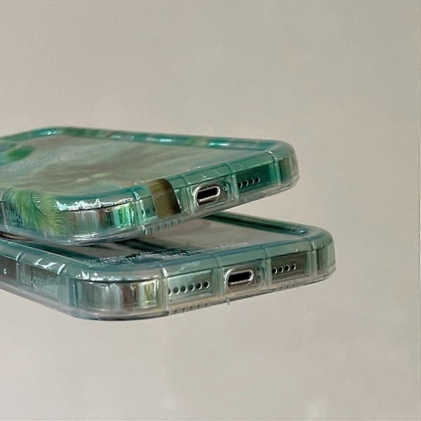 Silikone+PC-telefoncover til iPhone 15 Pro IMD-mønster Telefonetui Engros Mobiltelefontilbehør