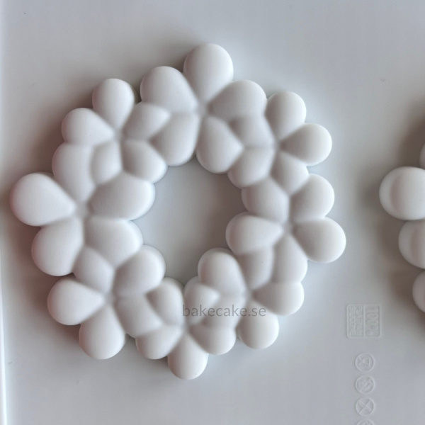 Blomsterkrans Silikonform 6 st | Blommig Krans Silikonform 100