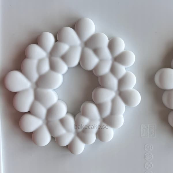 Blomsterkrans Silikonform 6 stk | Floral Wreath Silikonform 100