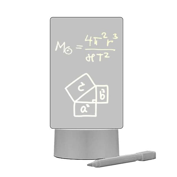 Luova USB LED-viestitaulu yövalo kynällä DIY-yölamppu sisustus E Läpinäkyvä E Läpinäkyvä E Transparent