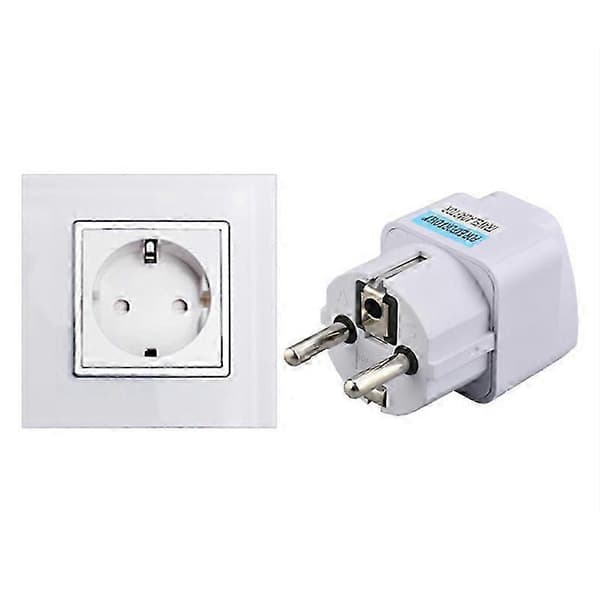 5X EU-pluggadapter DE til EU-pluggadapter 10A 250V Universal Reiseadapter EU-uttak