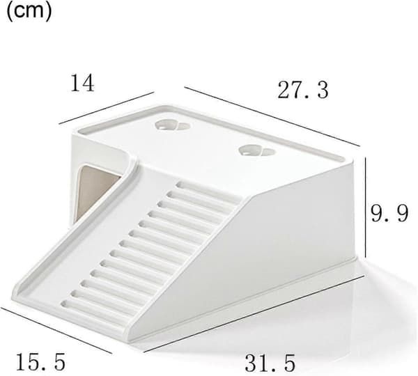 Large Turtle Platform with Ramp for Turtles and Aquatic Turtles, Climbing and Resting Terrace for Aquatic Pets [DB]
