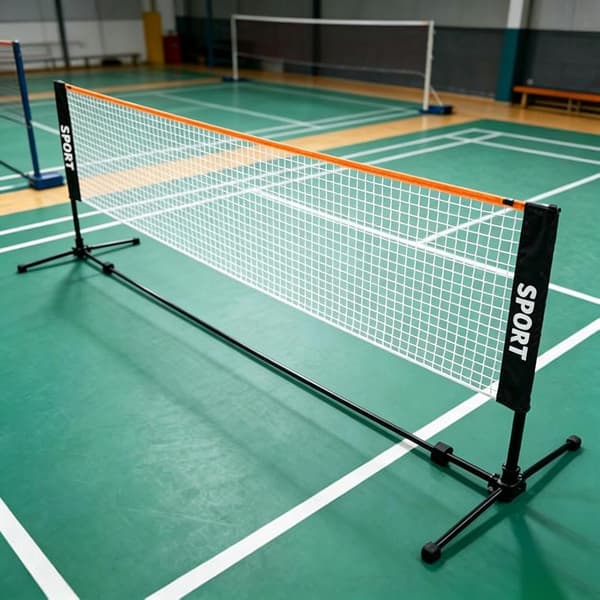 Volleyballnet til sportstræning, højdejusterbart 4,1 m - 4,1 Meter