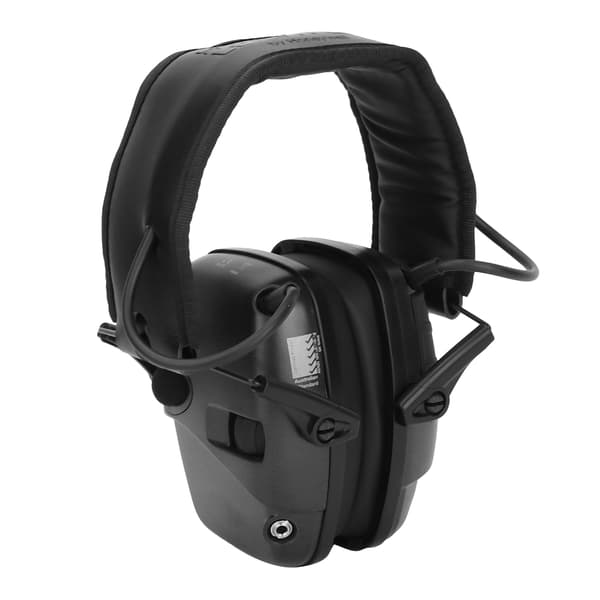 Noise-Reducing Earmuffs Safety Hearing Protection Foldable Protective Earmuffs Black