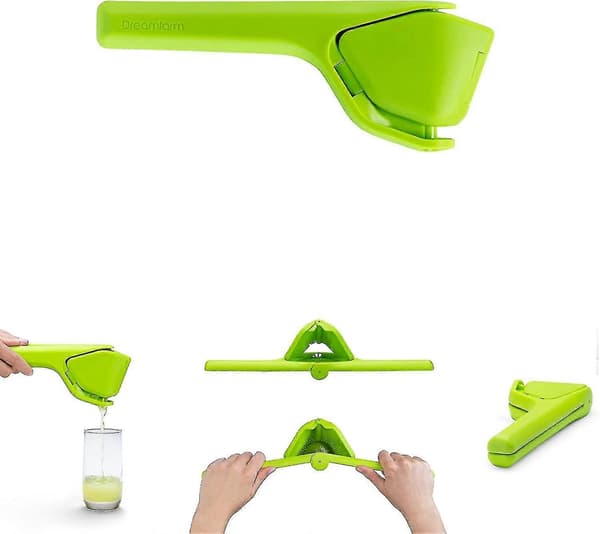 Citronpresser, Enkel Manuel Citronpresser, Citruspresser Foldbar for Pladsbesparende Opbevaring, Citronpresser
